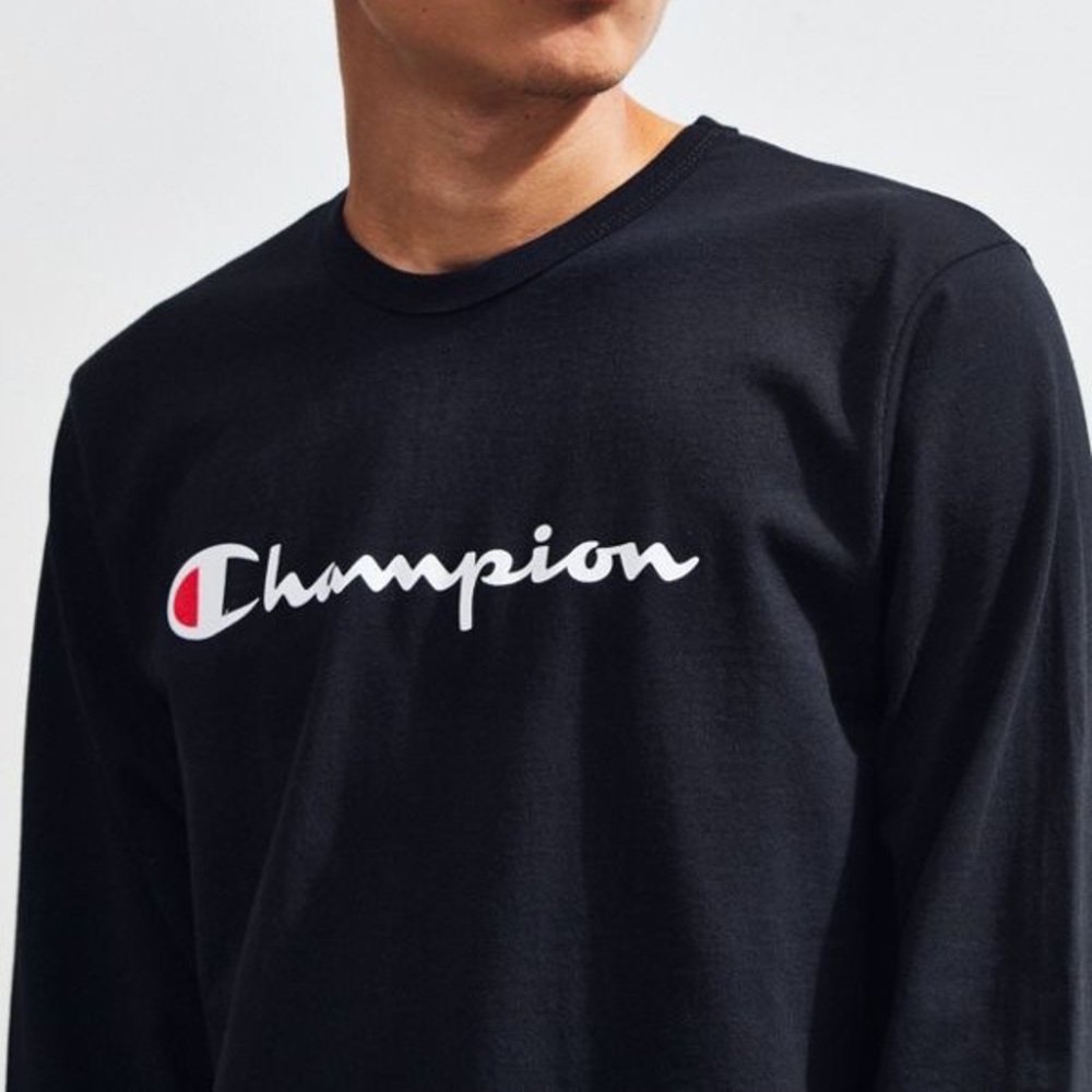 Champion Vintage Black Long Sleeve